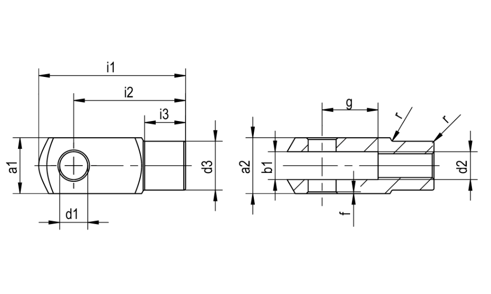 Çatal Bağlantı (Segmanlı) TEKNİK ÇİZİM